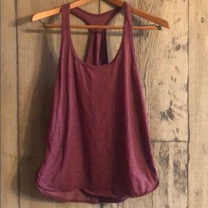 lululemon 105 F Singlet Bordeaux Drama size 4